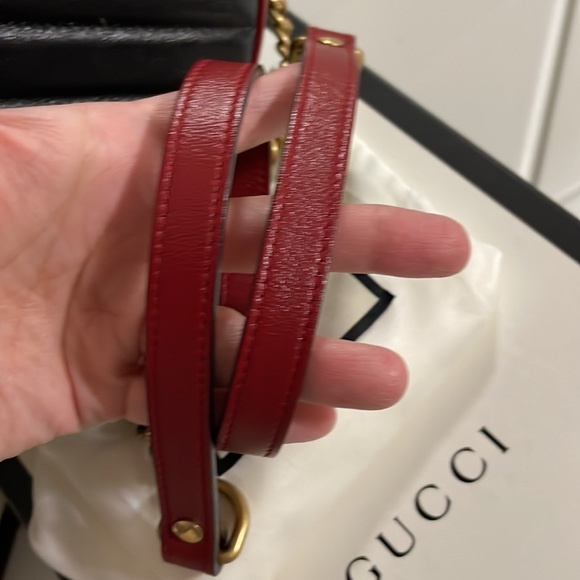 Authentic Full Set Gucci marmont mini round bag - Picture 3 of 9